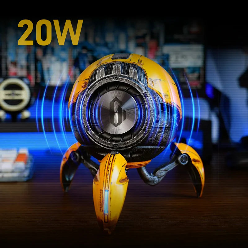 GravaStar G1 Mars Pro Bluetooth Speaker (War Damaged Version) - Yellow GravaStar G1 Mars Pro Bluetooth Speaker (War Damaged Version) - Yellow